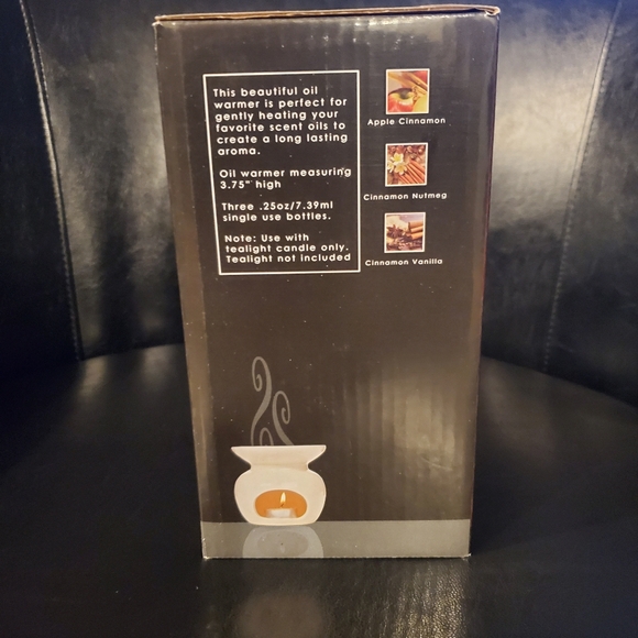 Oil Diffuser and 3-Pc. Oil Gift Set - White - Picture 3 of 6